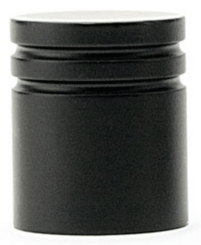 Emtek 1 1/8 Inch Solid Brass Metric Knob (Flat Black Finish)