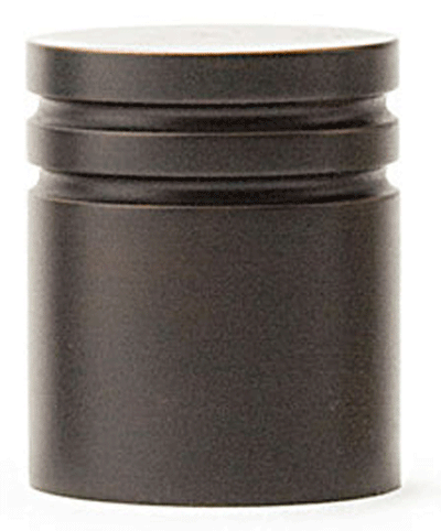 1 1/8 Inch Solid Brass Metric Knob (Oil Rubbed Bronze Finish)