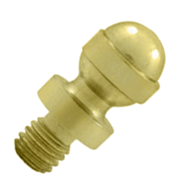1/2 Inch Solid Brass Acorn Tip Cabinet Finial (Polished Brass Finish)