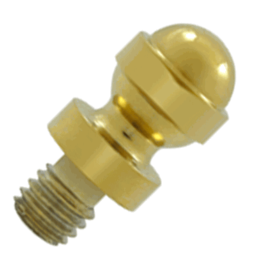 1/2 Inch Solid Brass Acorn Tip Cabinet Finial (PVD Finish)