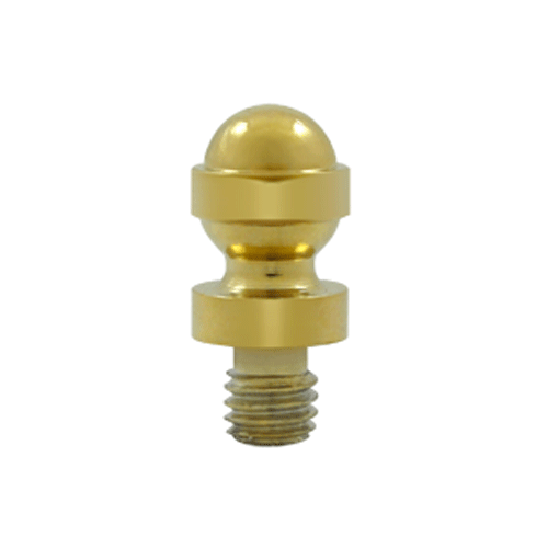 1/2 Inch Solid Brass Acorn Tip Cabinet Finial (PVD Finish)