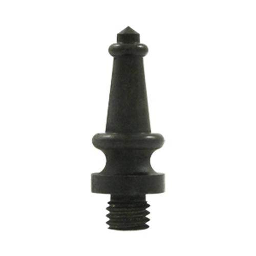 DELTANA 1 3/16 Inch Solid Brass Steeple Tip Hinge Finial (Bronze Dark Finish)