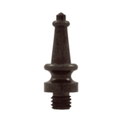 DELTANA 1 3/16 Inch Solid Brass Steeple Tip Hinge Finial (Bronze Rust Finish)