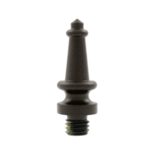 1 3/16 Inch Solid Brass Steeple Tip Door Finial (Oil Rubbed Bronze Finish)