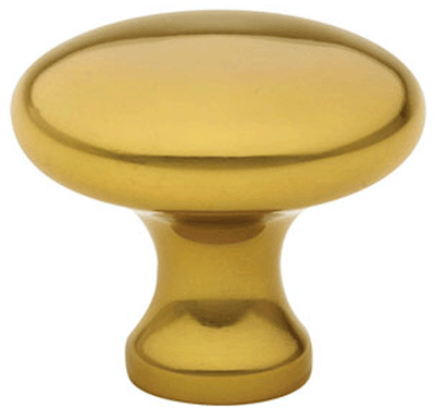 1 3/4 Inch Solid Brass Providence Cabinet Knob (Antique Brass Finish)