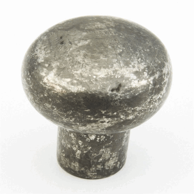 SCHAUB 1 3/8 Inch Artifax Round Knob (Dark Pewter Finish)