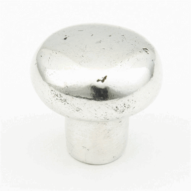 1 3/8 Inch Artifax Round Knob (Natural Pewter Finish)