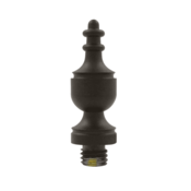 1 3/8 Inch Solid Brass Urn Tip Door Finial (Oil Rubbed Bronze Finish)