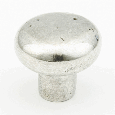 SCHAUB 1 5/8 Inch Artifax Round Knob (Natural Pewter Finish)