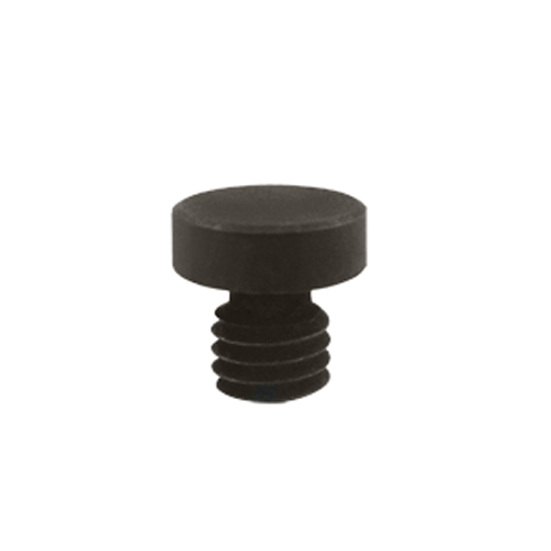 1/8 Inch Solid Brass Button Tip Cabinet Finial (Oil Rubbed Bronze Finish)