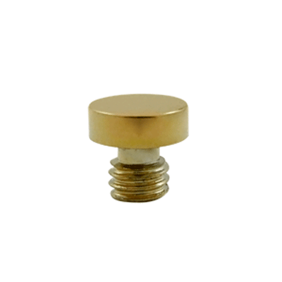 1/8 Inch Solid Brass Button Tip Cabinet Finial (PVD Finish)