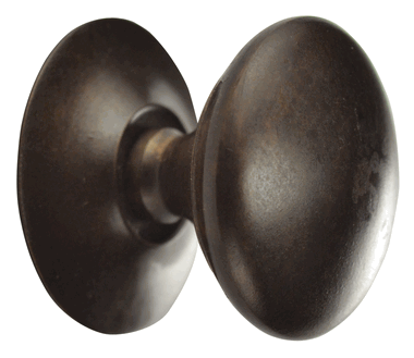 1 Inch Brass Round Cabinet Knob (Oil Rubbed Bronze Finish)