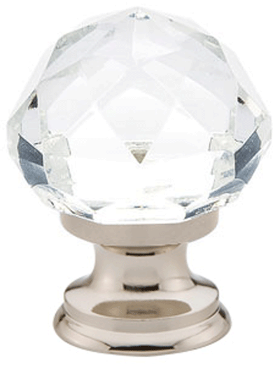 1 Inch Diamond Cabinet Knob (Polished Chrome Finish)
