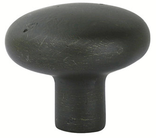 1 Inch Sandcast Bronze Round Knob (Medium Bronze Finish)