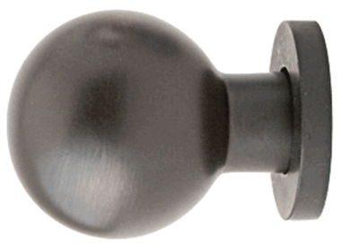 Emtek 1 Inch Solid Brass Globe Knob (Oil Rubbed Bronze Finish)