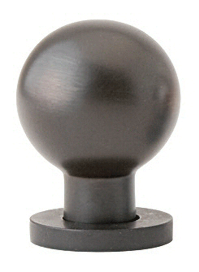 Emtek 1 Inch Solid Brass Globe Knob (Oil Rubbed Bronze Finish)