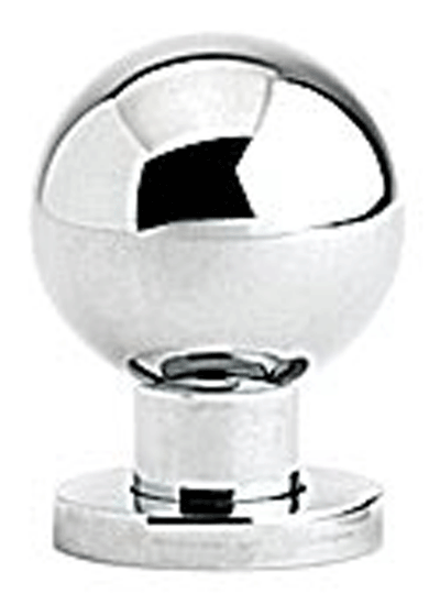 Emtek 1 Inch Solid Brass Globe Knob (Polished Chrome Finish)