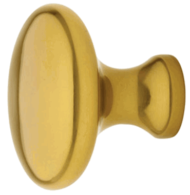 1 Inch Solid Brass Providence Cabinet Knob (Antique Brass Finish)
