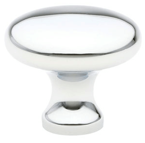 1 Inch Solid Brass Providence Cabinet Knob (Polished Chrome Finish)