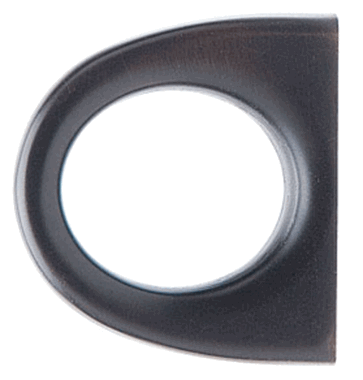 1 Inch Solid Brass Ring Knob (Oil Rubbed Bronze Finish)