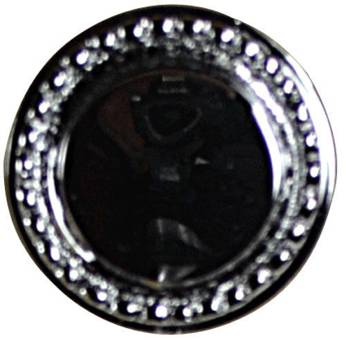 1 Inch Solid Brass Round Knob (Polished Chrome Finish)