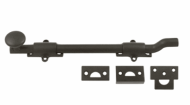 10 Inch Deltana Offset Heavy Duty Surface Bolt (Oil Rubbed Bronze)
