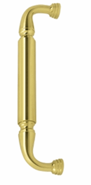 10 Inch Deltana Solid Brass Door Pull (Polished Brass Finish)