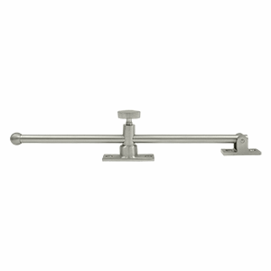 DELTANA 10 Inch Solid Brass Standard Casement Stay Adjuster (Brushed Nickel Finish)