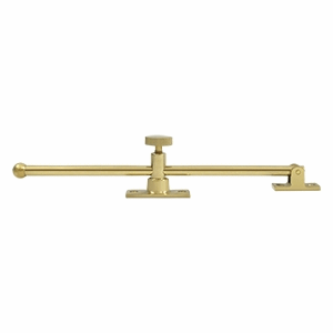 10 Inch Solid Brass Standard Casement Stay Adjuster (Polished Brass)
