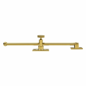 DELTANA 10 Inch Solid Brass Standard Casement Stay Adjuster (PVD Finish)