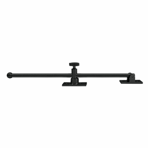 12 Inch Solid Brass Heavy Duty Casement Stay Adjuster (Matte Black) DELTANA