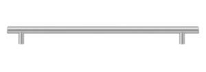 13 5/8 Inch Deltana Stainless Steel Bar Pull