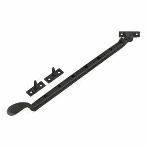 13 Inch Solid Brass Casement Stay Adjuster (Oil Rubbed Bronze Finish)