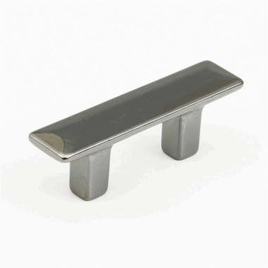 SCHAUB 2 1/2 Inch (1 1/4 Inch c-c) Skyevale Cabinet Pull (Black Chrome Finish)