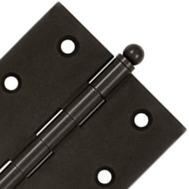 2 1/2 Inch x 2 1/2 Inch Solid Brass Cabinet Hinges (Oil Rubbed Bronze Finish)
