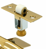 2 1/4 Inch Deltana Solid Brass Roller Catch (PVD Lifetime Polished Brass Finish)