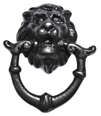 2 4/5 Inch Solid Brass Lion Drop Drawer Ring Pull (Oil Rubbed Bronze)