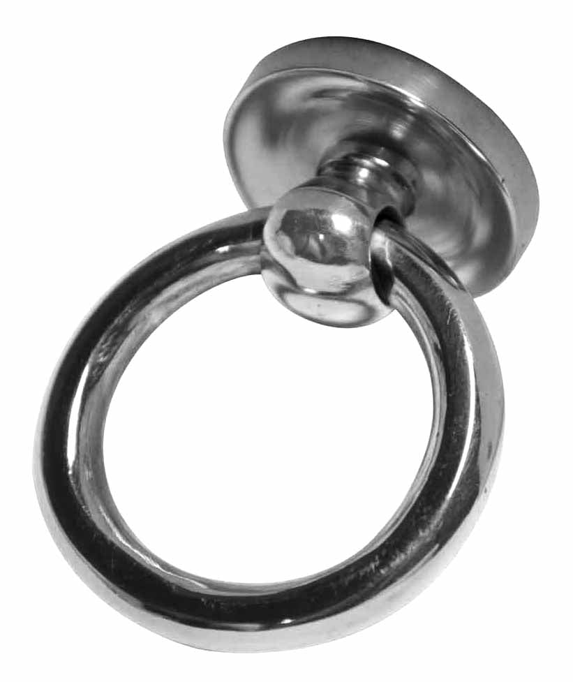 2 Inch Modern Ring Pull (Polished Chrome Finish)