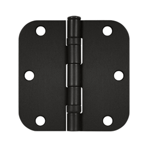 DELTANA 3 1/2 Inch x 3 1/2 Inch Ball Bearing Steel Hinge (Oil Rubbed Bronze Finish)