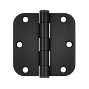 3 1/2 Inch x 3 1/2 Inch Heavy Duty Steel Hinge (Oil Rubbed Bronze) DELTANA