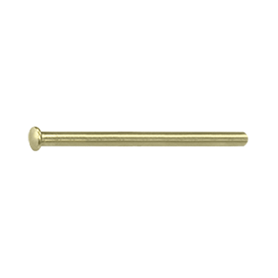 3 1/2 Inch x 3 1/2 Inch Residential Steel Hinge Pin (Polished Brass Finish)