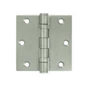 3 1/2 Inch x 3 1/2 Inch Stainless Steel Hinge (Brushed Finish)