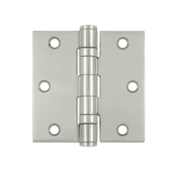 3 1/2 Inch x 3 1/2 Inch Stainless Steel Hinge (Polished Chrome Finish)