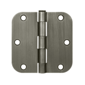 DELTANA 3 1/2 Inch x 3 1/2 Inch Steel Hinge (Antique Nickel Finish)