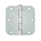 DELTANA 3 1/2 Inch x 3 1/2 Inch Steel Hinge (Chrome Finish)