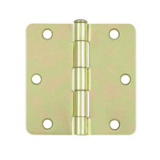 3 1/2 Inch x 3 1/2 Inch Steel Hinge (Zinc Dichromate Finish) DELTANA