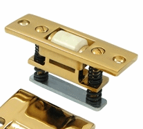 3 1/4 Inch Deltana Solid Brass Heavy Duty Roller Catch (PVD Lifetime Polished Brass Finish)