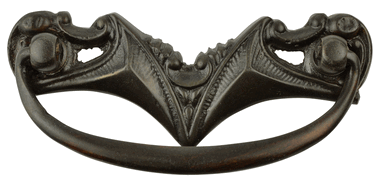 3 3/4 Inch Gothic Bat Drop Pull (Oil-Rubbed Bronze Finish)
