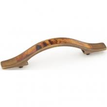 SCHAUB 3/4 Inch (4 Inch c-c) Tiger Penshell Cabinet Pull (Estate Dover Finish)