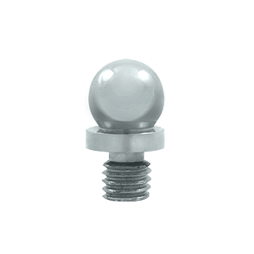 3/8 Inch Solid Brass Ball Tip Cabinet Finial (Chrome Finish)